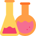 science, education, Chemistry, chemical, Test Tube, Flasks SandyBrown icon
