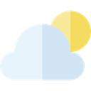Cloudy, sky, meteorology, Cloud, weather Lavender icon