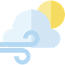 weather, wind, windy, meteorology, Bad Weather Lavender icon