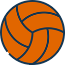 team, equipment, sports, volleyball, Sport Team Chocolate icon