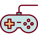 Multimedia, joystick, gaming, gamepad, technology, video game, gamer, game controller PowderBlue icon