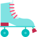 sports, Sports And Competition, skate, Skating, skater, roller skate SkyBlue icon