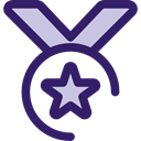 award, medal, winner, Champion, Sports And Competition MidnightBlue icon