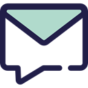 Email, envelope, Message, mail, Note, interface, Communications MidnightBlue icon