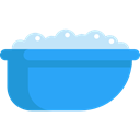 Bathtub, Hygienic, Furniture And Household, Healthcare And Medical, Clean, Bath, bathroom, washing, hygiene DodgerBlue icon