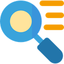 search, magnifying glass, zoom, detective, Loupe, Tools And Utensils, Seo And Web CornflowerBlue icon