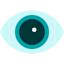 show, Eye, optical, entertainment, Multimedia Option, Body Part, Ophthalmology LightCyan icon