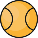 Sportive, Sports And Competition, Ball, tennis, sports SandyBrown icon