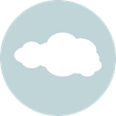 Cloud, weather, sky, meteorology, Atmospheric LightGray icon