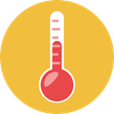 Tools And Utensils, Mercury, Celsius, Fahrenheit, Degrees, miscellaneous, temperature, thermometer SandyBrown icon