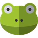 frog, Animals, wildlife, Amphibian, Animal Kingdom OliveDrab icon