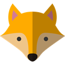 Fox, zoo, Animals, wildlife, Animal Kingdom Black icon