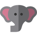 Animals, Wild Life, Animal Kingdom, elephant, zoo Gray icon