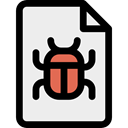 document, File, Computer, Archive, virus, interface, malware, Files And Folders WhiteSmoke icon