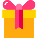 birthday, christmas, gift, present, surprise, Christmas Presents, Birthday And Party Orange icon