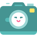 electronics, photograph, photo camera, picture, interface, digital, technology CadetBlue icon