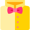 bow tie, Elegant, Clothes, clothing, Fancy, fashion, Shirt NavajoWhite icon