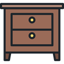 furniture, Antique, Elegant, nightstand, Furniture And Household Sienna icon