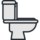 restroom, Wc, Furniture And Household, bathroom, toilet Gainsboro icon