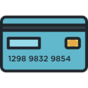 card, Money, credit, Credit card, payment, Business And Finance MediumTurquoise icon