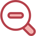 detective, Loupe, Zoom out, Tools And Utensils, Edit Tools, search, magnifying glass, zoom Sienna icon
