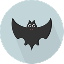 bat, zoo, Animals, Wild Life, Animal Kingdom LightGray icon