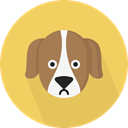 dog, pet, Animals, Breed SandyBrown icon