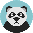 Animals, Wild Life, Animal Kingdom, panda, zoo SkyBlue icon