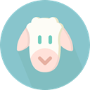 Animals, mammal, Farming, Animal Kingdom, zoo, Sheep SkyBlue icon