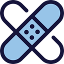 medical, Plaster, band-aid, Wound, Sticking, Sticking-plaster, Healthcare And Medical MidnightBlue icon