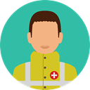 job, profession, Occupation, Medical Assistance, Professions And Jobs, user, Avatar, hospital, people LightSeaGreen icon