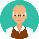 Man, people, user, Avatar, job, teacher, physician, scientist, profession, Occupation, Professions And Jobs LightSeaGreen icon