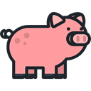 pig, zoo, Animals, Farm, wildlife, Animal Kingdom LightSalmon icon