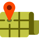 Map, Gps, pin, position, placeholder, locations, map pointer, Maps And Flags, Map Location, Map Point, Street Map DarkKhaki icon