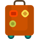 luggage, baggage, travelling, Tools And Utensils, suitcase Chocolate icon