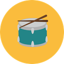 Music And Multimedia, music, Drum, musical instrument, Percussion Instrument, Orchestra SandyBrown icon