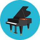 musical instrument, Orchestra, Music And Multimedia, Keyboard, music, piano, Keys LightSeaGreen icon