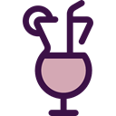 Glasses, drink, food, beverage, Drink Set, Food And Restaurant, glass, cocktail, cocktails, drinks Black icon