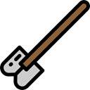 garden, Agriculture, Construction And Tools, Farm, gardening, Hoe, Tools And Utensils Black icon