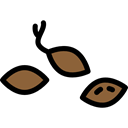 Beans, drinks, Seeds, Farming And Gardening, Coffee, drink, food Black icon