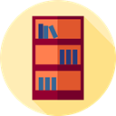 Book, Library, Bookcase, storage, furniture, Bookshelf, Furniture And Household Moccasin icon