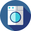 Clean, cleaning, wash, washing, washing machine, Housekeeping, Electrical Appliance, Furniture And Household SteelBlue icon