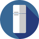 Cold, technology, electronic, kitchen, Fridge, Refrigerator, Furniture And Household SteelBlue icon
