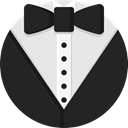 Suit, men, wedding, style, fashion, tuxedo, vip DarkSlateGray icon