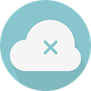Computer, Cloud, weather, Cloudy, sky, Cloud computing SkyBlue icon