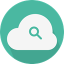 Computer, Cloud, weather, Cloudy, sky, Cloud computing CadetBlue icon