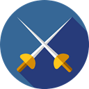saber, Olympic Games, Sports And Competition, sports, swords, Fencing, foil, weapons SteelBlue icon