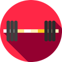 sports, fitness, weightlifting, strength, gymnasium, Sports And Competition Crimson icon