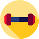 weights, exercise, Sports And Competition, weight, sports, fitness, gym, dumbbell Khaki icon