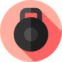 sports, weightlifting, exercise, Gymnastic, Sports And Competition, Kettlebell LightPink icon